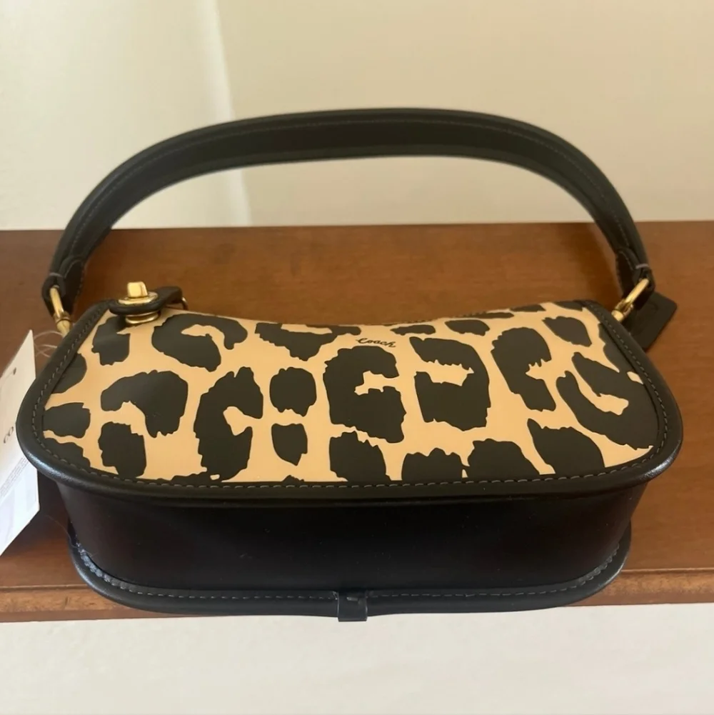 Coach Swinger 20 Leopard Print- NWT - Picture 8 of 9